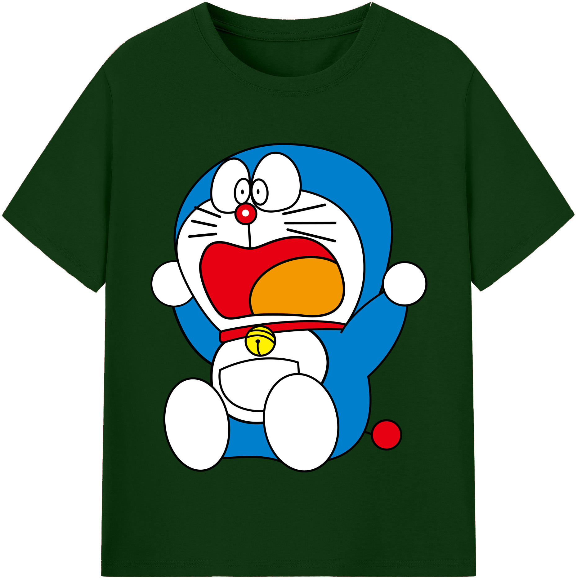 （画像用） ドラえもん Doraemon 綿100％半袖Tシャツ（フロントプリント）